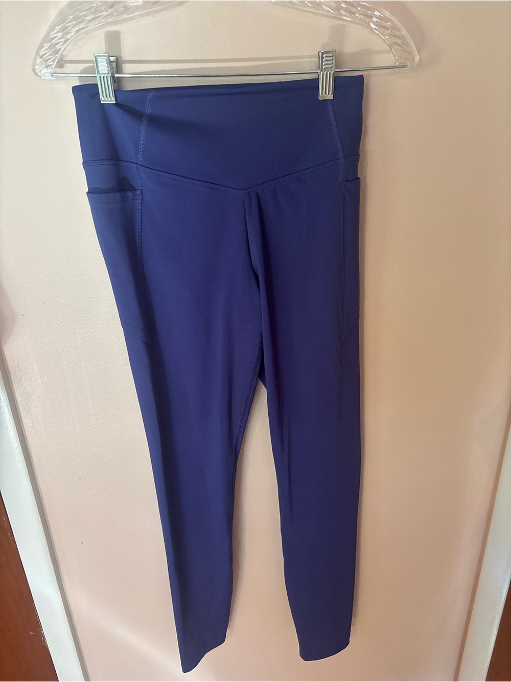 Pink Active Womens Purple Blue Leggings Medium Yoga